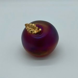 Fenton Ruby Red Glass Apple